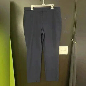 Woman’s Size 16 Navy White House Black Market Trousers Work Wear Business